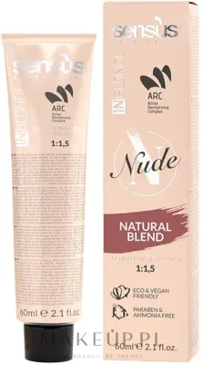 Краска для волос тонирующая Sensus InBlonde Nude Demi Permanent Color, нюдовые оттенки, 60 мл