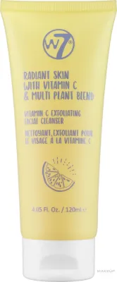 Отшелушивающий пилинг для лица W7 Radiant Skin Exfoliating Facial Cleanser, 120 мл