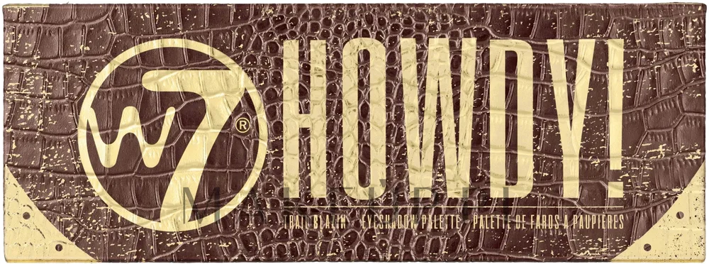 Палетка теней для век W7 Howdy! Eyeshadow Palette 12 оттенков