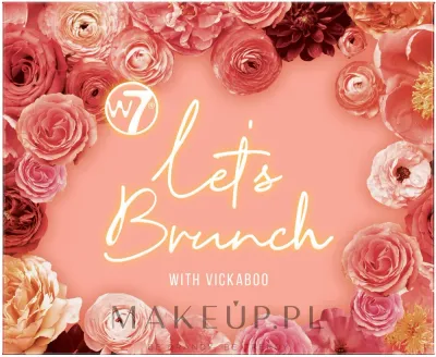 Палетка теней для век W7 Let's Brunch With Vickaboo Pressed Pigment Palette