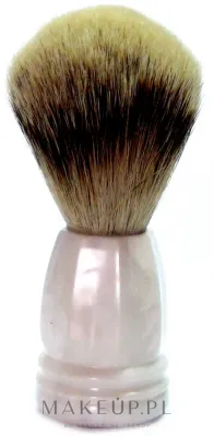 Помазок для бритья Golddachs Silver Tip Badger Plastic Mother Of Pearl, барсучий ворс, пластиковая рукоять, перламутр
