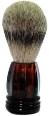 Помазок для бритья Golddachs Finest Badger Plastic Havanna, барсучий ворс, тёмно-коричневый, 1 шт