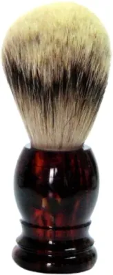 Помазок для бритья Golddachs Shaving Brush Finest Badger Plastic Havana, пластиковая ручка, цвет гавана, 1 шт