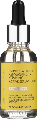 Активная сыворотка для лица Dr. Eve_Ryouth Triple Elasticity Ashwaganda Vitamin C с церамидами и PHA 30 мл