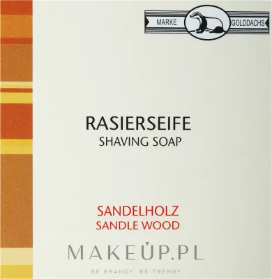 Мыло для бритья Golddachs Shaving Soap Sandalwood с сандалом, 60 г