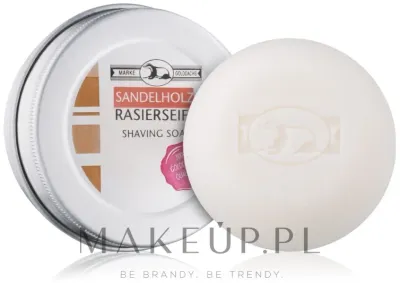 Мыло для бритья Golddachs Shaving Soap Sandalwood Travel в металлической банке, 60 г