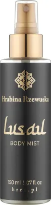 Hrabina Rzewuska Lusail Body Mist мист для тела парфюмированный унисекс, аромат кофе, розы и ванили 150 мл
