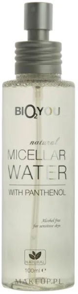 Bio2You Natural Micellar Water натуральная мицеллярная вода с пантенолом для лица 100 мл