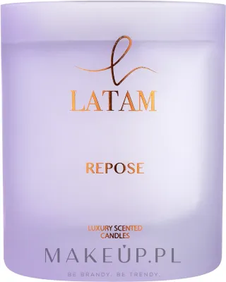 Latam Repose / Свеча в стекле, бергамот, жасмин и сандал, 200 г