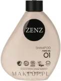 Шампунь для волос Zenz Organic No. 01 Pure Shampoo увлажняющий, для чувствительной кожи головы, 50 мл / 1000 мл — фото 2
