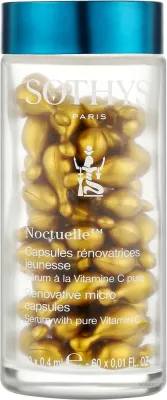 Sothys Noctuelle Renovative Micro Capsules Serum концентрат в капсулах с витамином C 60 шт, сыворотка с аскорбиновой кислотой для лица