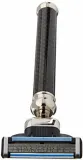 Набор для бритья Golddachs Fine Badger Mach3 Metal Chrome Handle помазок из натурального ворса барсука станок Gillette Mach 3 и подставка металл и хром — фото 2