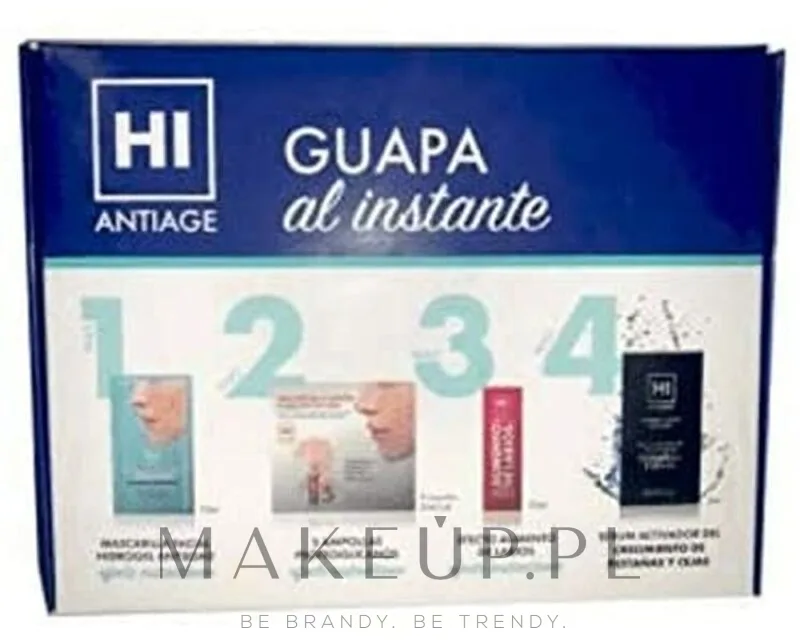 Набор Avance Cosmetic Hi Antiage гидрогелевая маска ампулы с протеогликанами и сыворотки для губ и ресниц 10+10+13 мл
