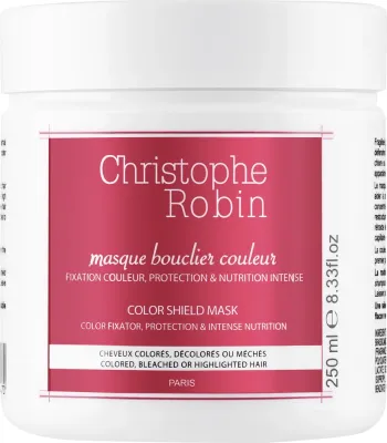 Маска для волос Christophe Robin Color Shield для окрашенных, ягоды каму-каму, масло макадамии, витамины C и E, 1000 мл