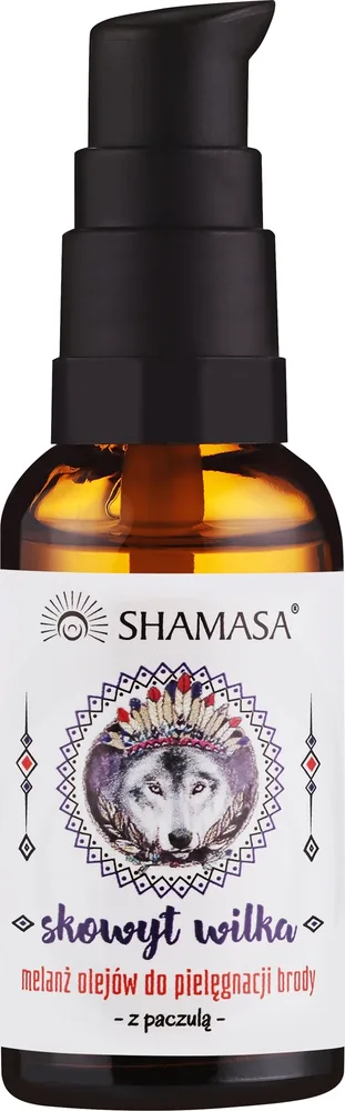 Масло для бороды Shamasa смесь масел, с ароматом пачули, 50 мл