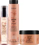 Набор для волос Lakme Teknia Argan Oil шампунь маска и сухое масло с арганой и кокосом 300+250+125 мл — фото 2