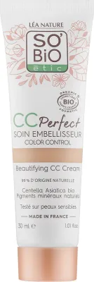CC крем для лица So'Bio Etic CC Perfect Beautifying Cream хорошо кроющий, матирующий, 30 мл