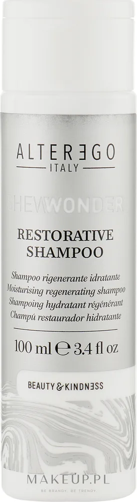 Alter Ego Italy Alter Ego She Wonder Restorative Shampoo - Шампунь для волос Alter Ego She Wonder Restorative Shampoo восстанавливающий, с маслами, 250 мл / 950 мл