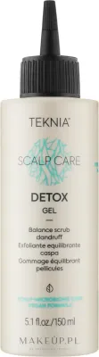 Гель отшелушивающий Lakme Teknia Scalp Care Detox Gel против сухой и жирной перхоти, 150 мл