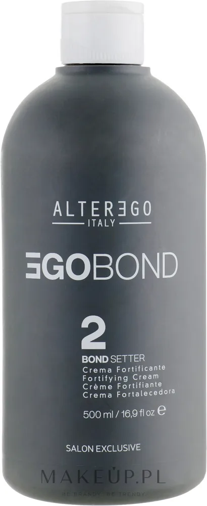Alter Ego Italy Alter Ego Egobond Bond Setter - Крем для волос Alter Ego Egobond Bond Setter укрепляющий, фаза 2, с кератином и креатином, 500 мл