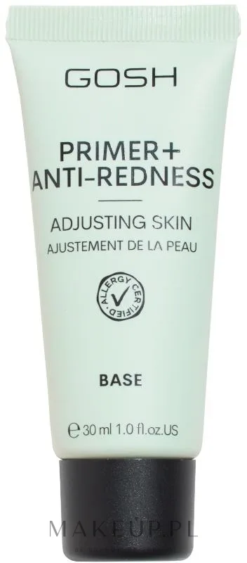 Gosh Copenhagen Baza pod makijaż niepowodująca zaczerwienień - База под макияж Gosh Primer+ Anti-Redness