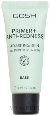 Gosh Copenhagen Baza pod makijaż niepowodująca zaczerwienień - База под макияж Gosh Primer+ Anti-Redness