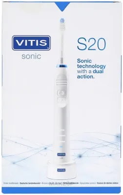Электрическая зубная щётка Dentaid Vitis Sonic S20 средней жёсткости, 3 режима, 1 шт
