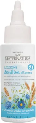 Лосьон для волос MaterNatura с овсом успокаивающий для чувствительной кожи головы 150 мл