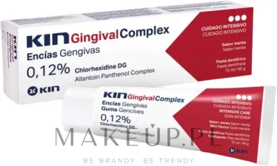 Зубная паста Kin Gingival Complex Toothpaste с хлоргексидином, для дёсен, 75 мл