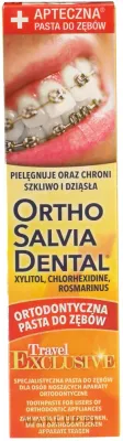 Зубная паста Atos Ortho Salvia Dental Exclusive Travel Toothpaste для брекетов, 75 мл