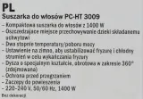 Фен ProfiCare PC-HT 3009 1400 Вт складной, с концентратором — фото 3