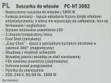 Фен ProfiCare PC-HT 3082 1800 Вт с подсветкой LED и ионизацией — фото 3