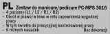 Маникюрный набор ProfiCare PC-MPS 3016 аппарат с 6 насадками в футляре — фото 4
