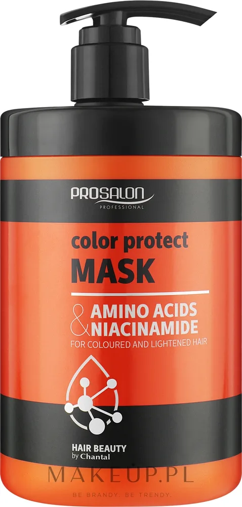 Маска для волос Prosalon защитная для окрашенных, ниацинамид, аминокислоты, экстракты ягод, 1000 мл