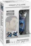 Электробритва ProfiCare PC-HR 3053, тройная система бритья, плавающие головки, триммер, синяя, 1 шт — фото 4