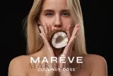 MAREVE Coconut Dose / Соевая свеча в стекле, кокос и ваниль, деревянный фитиль, 200 мл — фото 6