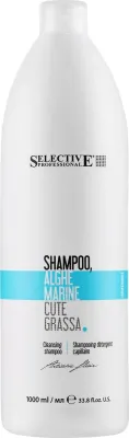 Шампунь для волос Selective Professional Artistic Flair Alghe Marine Shampoo для жирной кожи головы, с водорослями, 1000 мл