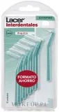 Межзубная щётка Lacer Interdental Extra Fine Angular Brush угловая, синяя, 10 шт — фото 1