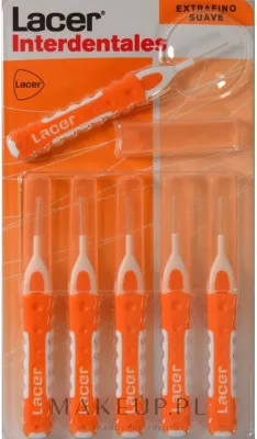 Межзубная щётка Lacer Interdental Recto Extrafino Brush, оранжевая, 6 шт