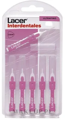 Ершик межзубный Lacer Interdental Ultra-Fine Straight Brush прямой, розовый, 6 шт