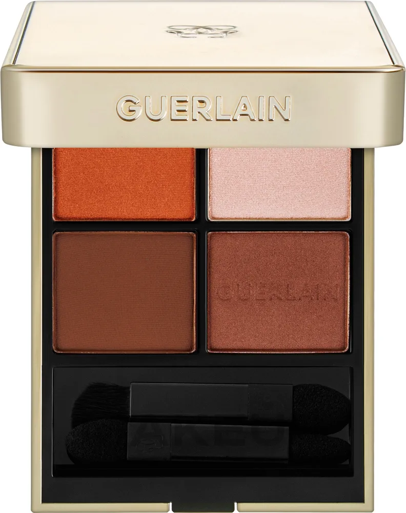 Палетка теней для век Guerlain Ombre G Quad Eyeshadow Palette 4 оттенка, оттенок 910 - Undressed Brown