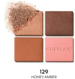 Палетка теней для век Guerlain Ombre G Quad Eyeshadow Palette 4 оттенка, оттенок 129 - Honey Amber — фото 1
