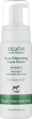 Kalliston Pure Cleansing Face Foam пенка для умывания с ослиным молоком алоэ и оливой 150 мл
