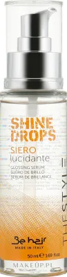 Сыворотка для волос Be Hair The Style Shine Drops для блеска, с экстрактом икры, 50 мл