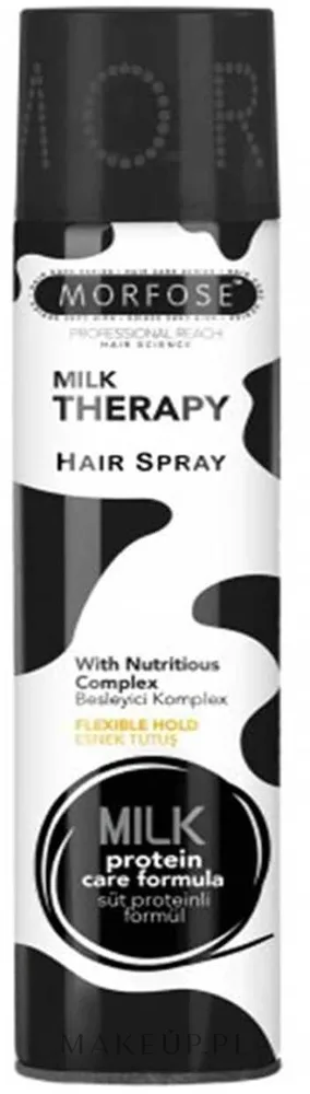 Лак для волос Morfose Milk Therapy Hair Spray сильной фиксации, с молочными протеинами, 300 мл