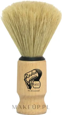 Помазок для бритья Rodeo Shaving Brush 603, натуральный ворс, пластиковая ручка, 1 шт