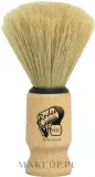 Помазок для бритья Rodeo Shaving Brush 603, натуральный ворс, пластиковая ручка, 1 шт — фото 1