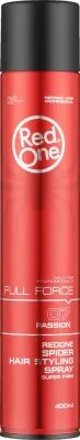 RedOne Red One Full Passion Spider Hair Styling Spray 07 Passion - Лак для волос Red One Full Passion Spider Hair Styling Spray 07 Passion сильной фиксации, для всех типов волос, 400 мл