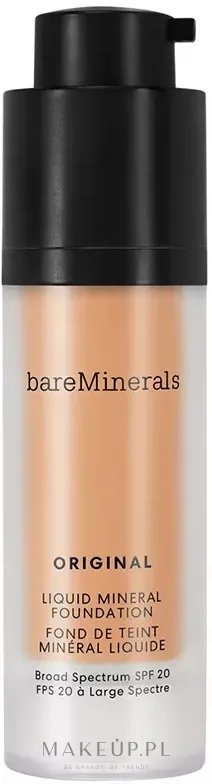 Тональный флюид Bare Minerals Liquid Foundation минеральный сияющий веганский, 30 мл/ Бэйр Минералс, оттенок 19 - Tan