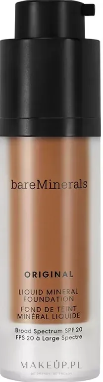 Тональный флюид Bare Minerals Liquid Foundation минеральный сияющий веганский, 30 мл/ Бэйр Минералс, оттенок 25 - Golden Dark